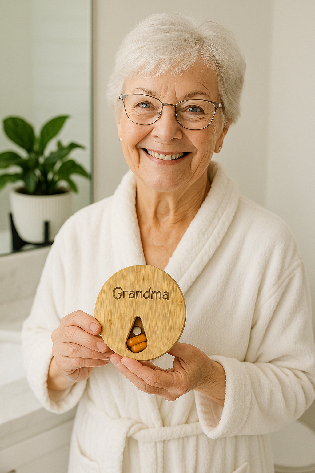 Customized Wooden Pill Organizer